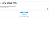 Tablet Screenshot of innovadesignperu.blogspot.com