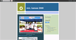 Desktop Screenshot of mrskansas2009.blogspot.com