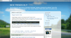 Desktop Screenshot of newtrendsinit.blogspot.com