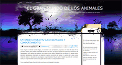 Desktop Screenshot of elgranmundodelosanimales.blogspot.com