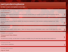 Tablet Screenshot of parizyendenmujdesize.blogspot.com