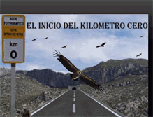 Tablet Screenshot of eliniciodelkilometrocero.blogspot.com