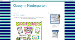 Desktop Screenshot of klassyinkindergarten.blogspot.com