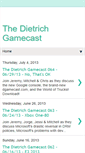 Mobile Screenshot of dietrichgamecast.blogspot.com