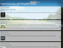 Tablet Screenshot of helenatpinpointfitness.blogspot.com