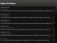 Tablet Screenshot of minnhockey.blogspot.com