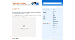 Desktop Screenshot of newinterestingwebsites.blogspot.com
