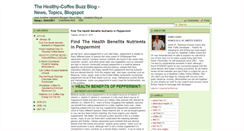 Desktop Screenshot of healthy-coffeebuzz.blogspot.com