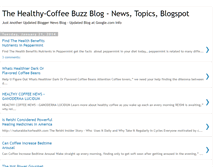 Tablet Screenshot of healthy-coffeebuzz.blogspot.com