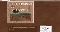 Desktop Screenshot of colleccionadora.blogspot.com