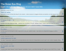Tablet Screenshot of boisebusblog.blogspot.com