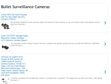 Tablet Screenshot of bulletsurveillancecameras.blogspot.com