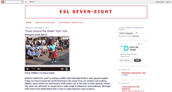 Desktop Screenshot of eslseveneight.blogspot.com