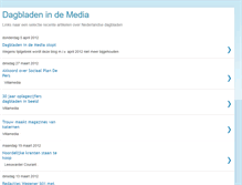 Tablet Screenshot of dagbladenindemedia.blogspot.com