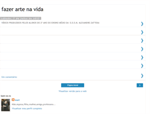 Tablet Screenshot of fazerartenavida-mari.blogspot.com