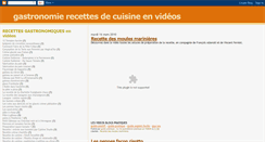 Desktop Screenshot of gastronomie-recettes-cuisine.blogspot.com