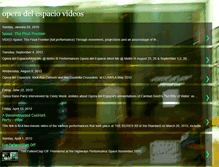 Tablet Screenshot of operadelespaciovideos.blogspot.com