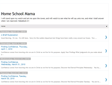 Tablet Screenshot of homeschoolmomblogs.blogspot.com
