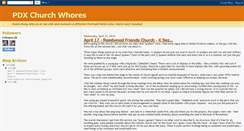 Desktop Screenshot of pdxchurchwhores.blogspot.com