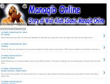 Tablet Screenshot of manaqib-online.blogspot.com