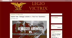 Desktop Screenshot of legio-victrix.blogspot.com