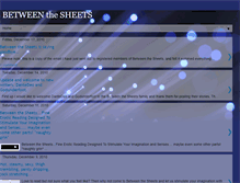Tablet Screenshot of between-thesheets.blogspot.com