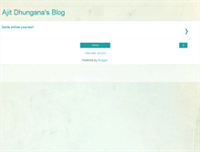 Tablet Screenshot of ajitdhungana.blogspot.com