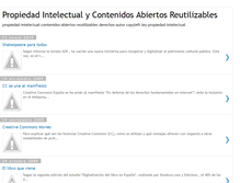 Tablet Screenshot of copyleft-contenidos-abiertos.blogspot.com