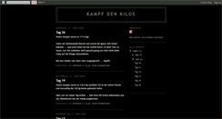 Desktop Screenshot of kampf-den-kilos.blogspot.com