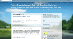 Desktop Screenshot of nativeenglishtutors.blogspot.com