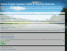 Tablet Screenshot of nativeenglishtutors.blogspot.com