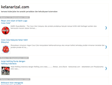 Tablet Screenshot of kelanarizal.blogspot.com