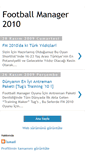 Mobile Screenshot of footballmanager2010-tr.blogspot.com