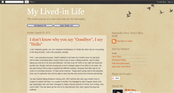 Desktop Screenshot of lived-inlife.blogspot.com