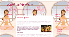Desktop Screenshot of healthwellnessdiary.blogspot.com