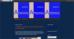 Desktop Screenshot of galerieartemis.blogspot.com