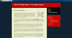 Desktop Screenshot of playonlinefreebingocoupons.blogspot.com