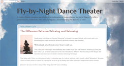 Desktop Screenshot of flybynightdance.blogspot.com