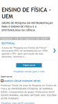 Mobile Screenshot of ensino-de-fisica-uem.blogspot.com