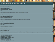 Tablet Screenshot of findyourscholarship.blogspot.com