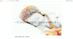 Desktop Screenshot of coutureunraveled.blogspot.com