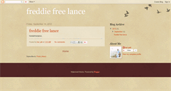 Desktop Screenshot of freddiefreelance.blogspot.com