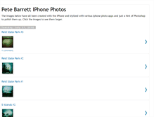 Tablet Screenshot of petebarrettiphonephotos.blogspot.com