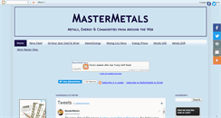 Desktop Screenshot of mastermetalsblog.blogspot.com