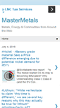 Mobile Screenshot of mastermetalsblog.blogspot.com