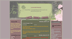 Desktop Screenshot of lavenderbeautyenterprise.blogspot.com