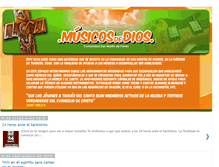 Tablet Screenshot of musicosdedios.blogspot.com