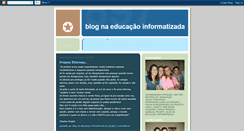 Desktop Screenshot of blognaeducacaoinformatizada.blogspot.com