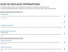 Tablet Screenshot of blognaeducacaoinformatizada.blogspot.com