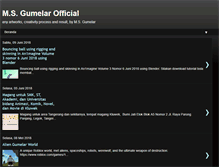 Tablet Screenshot of michaelgumelar.blogspot.com